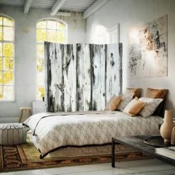 Legendarte Paravents Paravent - Cloison Rustic Wood Cm 145x170 (4 Volets) -Meubles d'appoint Soldes paravent cloison rustic wood cm 145x170 4 volets 1