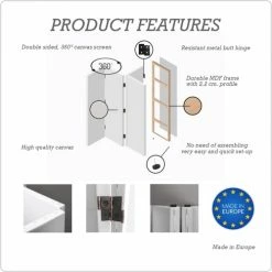 Legendarte Paravents Paravent - Cloison Sketch Effect Cm 110x150 (3 Volets) -Meubles d'appoint Soldes paravent cloison sketch effect cm 110x150 3 volets 3