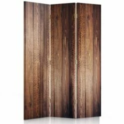 Legendarte Paravents Paravent Cloison Wood Effect 110x150cm (3 Volets)