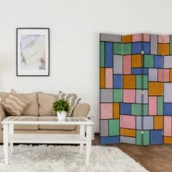 Legendarte Paravents Paravent Composition En Dissonances, Theo Van Doesburg Cm 145x170 (4x) 8 Legendarte Paravents Paravent Composition En Dissonances, Theo Van Doesburg Cm 145x170 (4x) -Meubles d'appoint Soldes paravent composition en dissonances theo van doesburg cm 145x170 4x 2