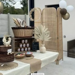 Rendez Vous Déco Paravents Paravent En Rotin -Meubles d'appoint Soldes paravent en rotin 1
