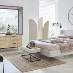 Maisons Du Monde Paravents Paravent En Tissu Beige -Meubles d'appoint Soldes paravent en tissu beige 1000 11 9 215095 1