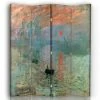 Legendarte Paravents Paravent Impression Soleil Levant, Claude Monet 145x180cm (4 Volets) -Meubles d'appoint Soldes paravent impression soleil levant claude monet 145x180cm 4 volets