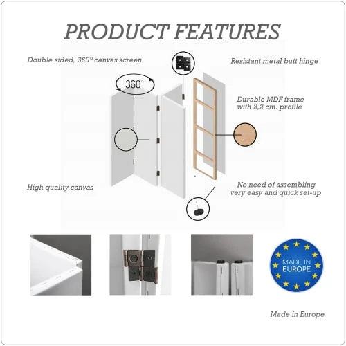 Legendarte Paravents Paravent Jardin De Fleurs - Gustav Klimt 145x180cm (4 Volets) 6 Legendarte Paravents Paravent Jardin De Fleurs - Gustav Klimt 145x180cm (4 Volets) – Image 4