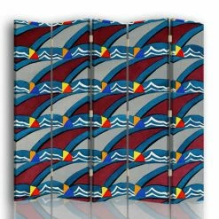 Legendarte Paravents Paravent Kunstgewerbliche Schmuckformen - C. Stoll Cm 180x170 (5x)