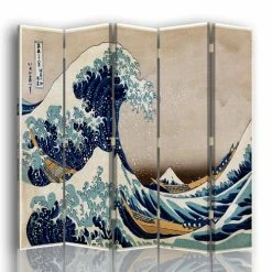 Produits populaires 21 Legendarte Paravents Paravent La Grande Vague De Kanagawa - K. Hokusai Cm 180x170 (5x)
