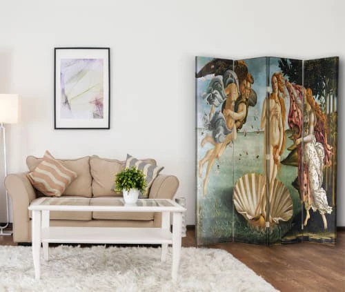 Legendarte Paravents Paravent La Naissance De Vénus - Sandro Botticelli Cm 145x170 (4x) 5 Legendarte Paravents Paravent La Naissance De Vénus - Sandro Botticelli Cm 145x170 (4x) – Image 3