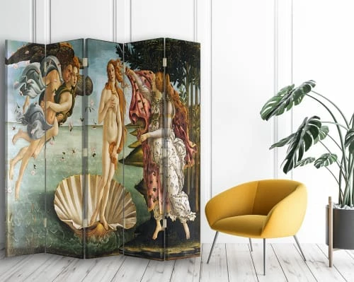 Legendarte Paravents Paravent La Naissance De Vénus - Sandro Botticelli Cm 180x170 (5x) 4 Legendarte Paravents Paravent La Naissance De Vénus - Sandro Botticelli Cm 180x170 (5x) – Image 2