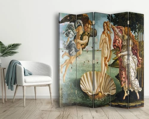 Legendarte Paravents Paravent La Naissance De Vénus - Sandro Botticelli Cm 180x170 (5x) 5 Legendarte Paravents Paravent La Naissance De Vénus - Sandro Botticelli Cm 180x170 (5x) – Image 3