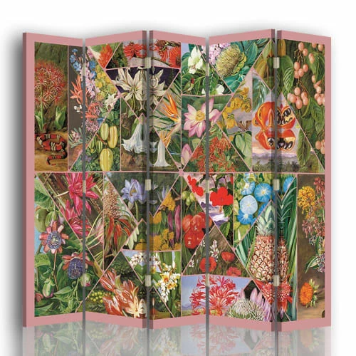 Legendarte Paravents Paravent Marianne North - Maria Rita Minelli Cm 180x170 (5 Volets) 3 Legendarte Paravents Paravent Marianne North - Maria Rita Minelli Cm 180x170 (5 Volets)