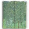 Legendarte Paravents Paravent Rosiers Sous Les Arbres - Gustav Klimt Cm 145x170 (4 Volets) -Meubles d'appoint Soldes paravent rosiers sous les arbres gustav klimt cm 145x170 4 volets