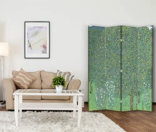 Legendarte Paravents Paravent Rosiers Sous Les Arbres - Gustav Klimt Cm 145x170 (4 Volets) 5 Legendarte Paravents Paravent Rosiers Sous Les Arbres - Gustav Klimt Cm 145x170 (4 Volets) – Image 3