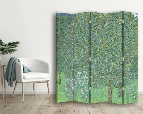 Legendarte Paravents Paravent Rosiers Sous Les Arbres - Gustav Klimt Cm 180x170 (5 Volets) 5 Legendarte Paravents Paravent Rosiers Sous Les Arbres - Gustav Klimt Cm 180x170 (5 Volets) – Image 3