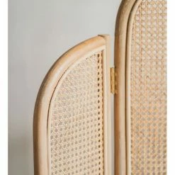 Saudara Collections Paravents Paravent Triptyque En Cannage Naturel -Meubles d'appoint Soldes paravent triptyque en cannage naturel 2