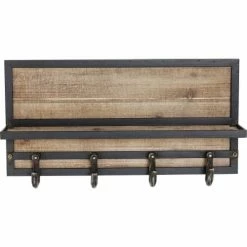 Kare Design Portemanteaux Et Patères Patère 4 Crochets En Sapin Et Acier