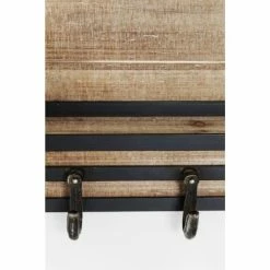 Kare Design Portemanteaux Et Patères Patère 4 Crochets En Sapin Et Acier -Meubles d'appoint Soldes patere 4 crochets en sapin et acier 4