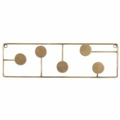 Maisons Du Monde Portemanteaux Et Patères Patère 5 Crochets En Métal Doré