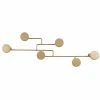 Maisons Du Monde Portemanteaux Et Patères Patère 6 Crochets En Métal Filaire Doré -Meubles d'appoint Soldes patere 6 crochets en metal filaire dore 1000 16 16 227238 1