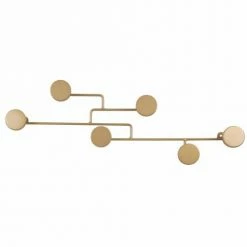 Maisons Du Monde Portemanteaux Et Patères Patère 6 Crochets En Métal Filaire Doré