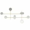 Maisons Du Monde Portemanteaux Et Patères Patère 7 Crochets Avec Miroirs En Métal Doré -Meubles d'appoint Soldes patere 7 crochets avec miroirs en metal dore 1000 11 39 218036 1