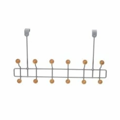 Compactor Portemanteaux Et Patères Patère De Porte 12 Crochets -Meubles d'appoint Soldes patere de porte 12 crochets 2