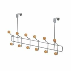 Compactor Portemanteaux Et Patères Patère De Porte 12 Crochets -Meubles d'appoint Soldes patere de porte 12 crochets 4