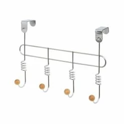 Compactor Portemanteaux Et Patères Patère De Porte 4 Crochets L33cm