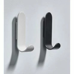 Zone Denmark Portemanteaux Et Patères Patère En Acier Noir -Meubles d'appoint Soldes patere en acier noir 4