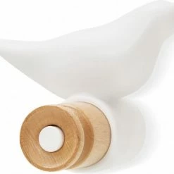 Kokoon Design Portemanteaux Et Patères Patère Forme Oiseau Couleur Blanc