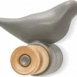 Kokoon Design Portemanteaux Et Patères Patère Forme Oiseau Couleur Noir -Meubles d'appoint Soldes patere forme oiseau couleur gris 5