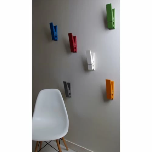 Swabdesign Portemanteaux Et Patères Patère Pince à Linge En Polycarbonate Blanc 6 Swabdesign Portemanteaux Et Patères Patère Pince à Linge En Polycarbonate Blanc – Image 4