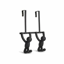 Umbra Portemanteaux Et Patères Patères Haut De Porte Buddy Pvc Noir