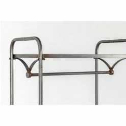 Drawer Valets De Nuits Et Portants Portant à Vêtements Avec Tiroir En Métal Patiné -Meubles d'appoint Soldes portant a vetements avec tiroir en metal patine 3