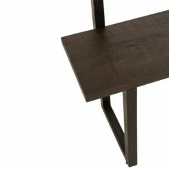 Meubles & Design Valets De Nuits Et Portants Portant D'entrée Avec Banc En Bois Massif -Meubles d'appoint Soldes portant d entree avec banc en bois massif 5