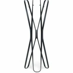 Classicon Portemanteaux Et Patères Portant En Bois Massif Noir H165cm