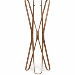 Classicon Portemanteaux Et Patères Portant En Bois Massif Noyer H165cm