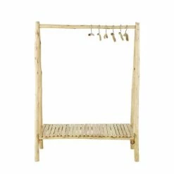 Maisons Du Monde Valets De Nuits Et Portants Portant En Eucalyptus Et 6 Cintres