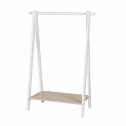 Wadiga Valets De Nuits Et Portants Portant Vêtements En Bois H100cm