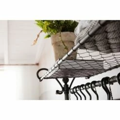 Kare Design Portemanteaux Et Patères Porte-manteau 12 Cintres En Acier Et Manguier -Meubles d'appoint Soldes porte manteau 12 cintres en acier et manguier 4