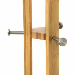 Compactor Meubles D'entrée Et à Chaussures Porte-manteau 3 Branches En Bambou -Meubles d'appoint Soldes porte manteau 3 branches en bambou 3