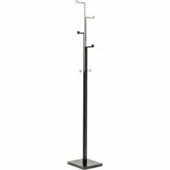 Kare Design Portemanteaux Et Patères Porte-manteau 6 Crochets En Acier Noir Et Argenté