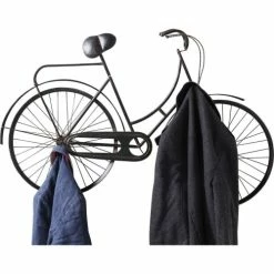 Kare Design Portemanteaux Et Patères Porte-manteau 6 Crochets Vélo En Acier -Meubles d'appoint Soldes porte manteau 6 crochets velo en acier 1