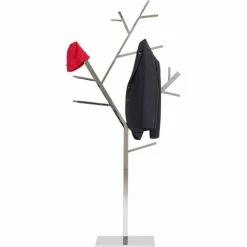 Produits populaires -Meubles d'appoint Soldes porte manteau arbre en acier argente h204 1