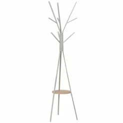 Homcom Portemanteaux Et Patères Porte-manteau Design Branches Blanc