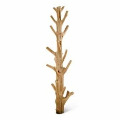 Zago Portemanteaux Et Patères Porte-manteau En Bois Recyclé Foncé De Mangrove -Meubles d'appoint Soldes porte manteau en bois recycle fonce de mangrove 2