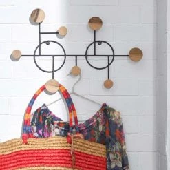 Becquet Portemanteaux Et Patères Porte-manteau En Métal Noir -Meubles d'appoint Soldes porte manteau en metal noir 2