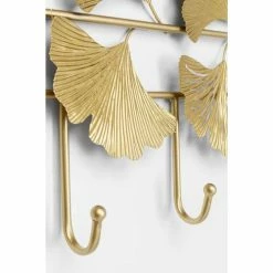 Kare Design Portemanteaux Et Patères Porte-manteau Feuilles De Ginkgo En Acier Doré L72 -Meubles d'appoint Soldes porte manteau feuilles de ginkgo en acier dore l72 1