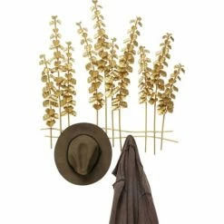 Kare Design Portemanteaux Et Patères Porte-manteau Fleurs De Lupin En Acier Doré -Meubles d'appoint Soldes porte manteau fleurs de lupin en acier dore 1