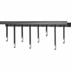 Design House Stockholm Valets De Nuits Et Portants Porte-manteau Mural Atelier Métal Noir 60x6x23 Cm