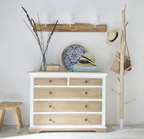 Maisons Du Monde Portemanteaux Et Patères Porte-manteau Tronc D'arbre En Eucalyptus Et Métal Blanc 5 Maisons Du Monde Portemanteaux Et Patères Porte-manteau Tronc D'arbre En Eucalyptus Et Métal Blanc – Image 3